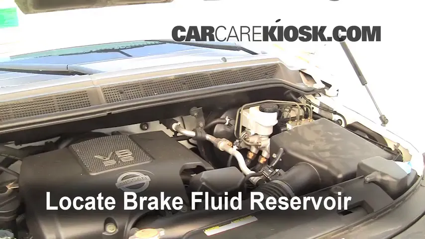 2007 Nissan Titan SE 5.6L V8 Crew Cab Pickup Brake Fluid